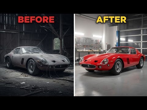 Abandoned Ferrari Restored to Brand New | Full Before & After Restoration#asmr