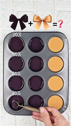 From Deep Plum to Golden Amber: 4 Beautiful Color Mixes🎨✨ #colorpalette #colormixing #colormix #art