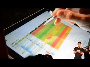 日本マイクロソフト 「Surface Pro 3 発表会」 Surface Pen操作