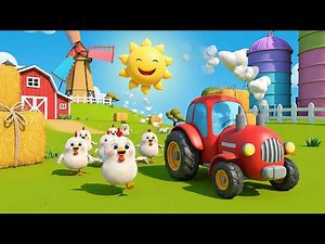 Little Green Tractor Goes Rumble Rumble | Farm Vehicle Song & Nursery Rhymes