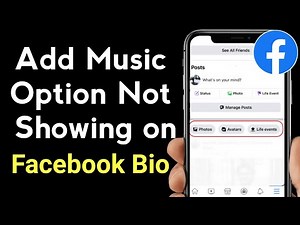How To Fix Add Music Option Not Showing on Facebook Profile | How To Add Music on Facebook Profile