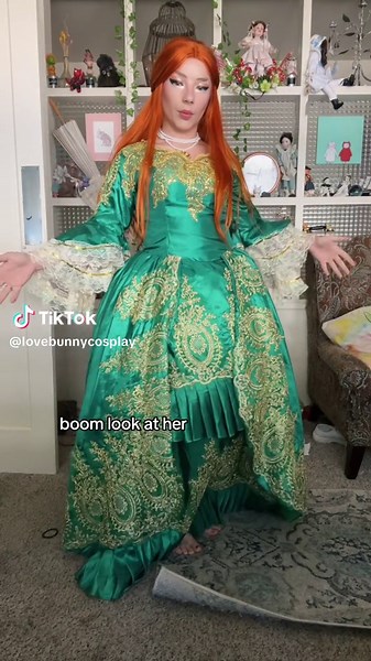 Historical Fashion Costume Thrifting with Dino Bunny Cosplay