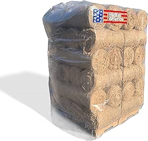 Sandbaggy Clear Pallet Covers | Made in USA | Tarp Fits Large Pallets Up to 55" x 55" x 75" | Built w/ 1 Month UV | Heavy Duty 1.5 Mil Thick (Pack of 10)