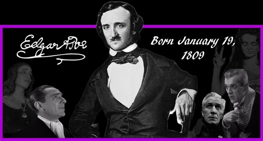 The Classic Horror Film Board-Happy Birthday, Edgar Allan Poe