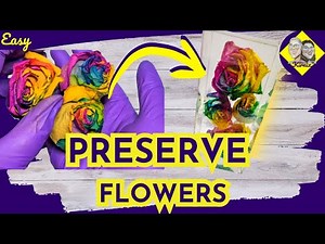 Easy Resin Tutorial - How to Preserve Dried Flowers for Beginners