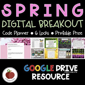 Spring Breakout - Spring Escape Room - Spring Activities - Digital - Fun