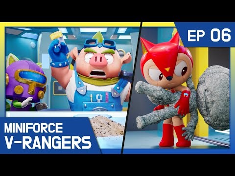 [Miniforce V-Rangers] ❇️Ep.06 Volt Turns to Stone 🗿
