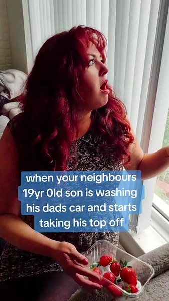 Comedy Reaction to Neighbor's Son Washing Car