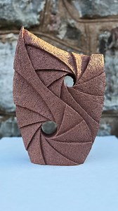 It’s always nice to take a step back and create a slightly simpler piece, especially after working on something as complicated as my previous one. #art #ceramics #ceramic #artist #sculpture #sculpturalceramics #ceramicsculpture #sculpturalform #artisticform #sculptural #pottery | Morgan Farr Ceramics