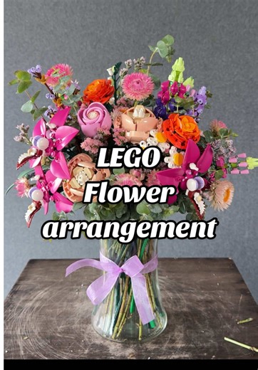 Creative LEGO Flower Bouquet Gift for Mother's Day