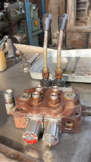 making | Most impressive hydraulic spool valve Restoration | Instagram