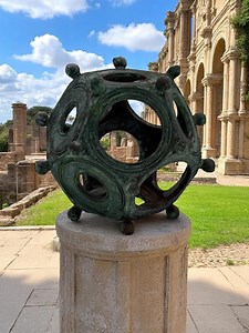 Ancient Roman Dodecahedron Replica - Ancient Mystery for Your Home - Hand Painted! - Etsy