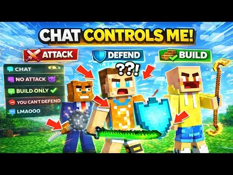 Minecraft But My Chat Controls My Role
