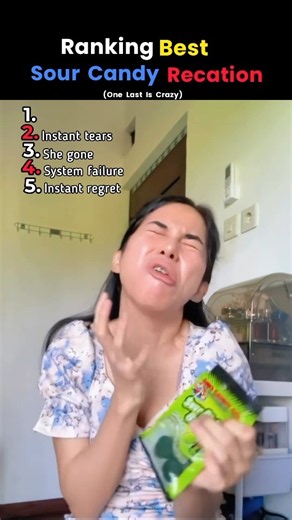 Ranking Best Sour Candy Recation 🤢