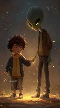 10 साल के लड़के की Alien से जादुई दोस्ती ✨👽 | Heart Touching Animated Story