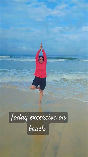 Beach Workout Vibes 🌊 Full Body Exercises on the Sand