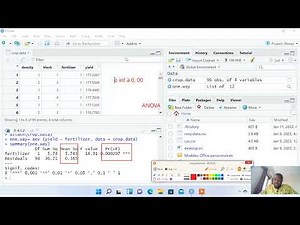 Test ANOVA à 1 facteur & 2 facteurs I Programmation R.
