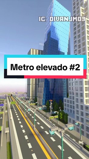 Construyendo una ENORME ciudad en #minecraft 🏗 #gamerentiktok #construcciones #construccionesenminecraft #timelapse #ciudad #ciudadminecraft #fyp