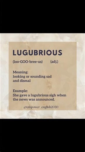 CAPRICIOUS, ACERBIC, ENNUI, LUGUBRIOUS, BALEFUL #education #wordofthemonth #ielts