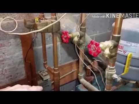 Burnham x-204 hot water boiler