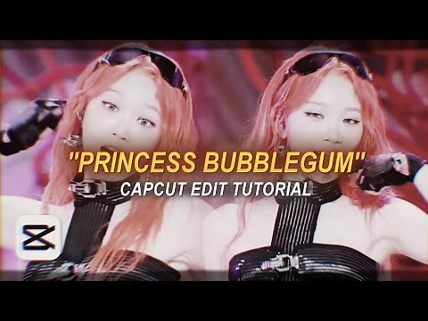 “PRINCESS BUBBLEGUM" tiktok trend edit tutorial - capcut