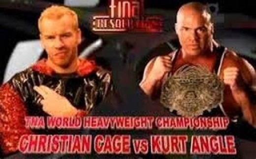 TNA Final Resolution 2008.01.06 Christian Cage vs. Kurt Angle