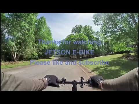 Jetson atlas folding fat tire electric bike test ride