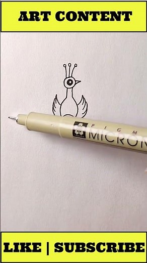 How to Draw Peacock in Easy way | step by step easy Drawing for beginners #shorts
