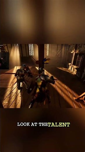 Epic Medieval Game Fight! Skill, Talent, and Flying Butt Cheeks! #shorts