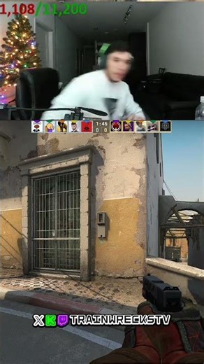 Trainwreckstv takes a crazy brake mod game 😨 #trainwreckstv #gaming #twitch #funny