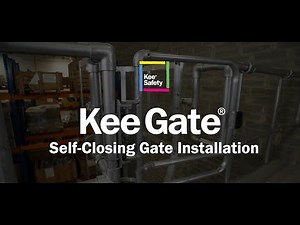 How to install the Kee Gate self closing safety gate