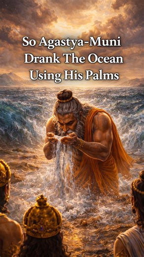 This Sage Drank an Entire Ocean…#bhakti #ramayan #shreeram #ram #hindudeity
