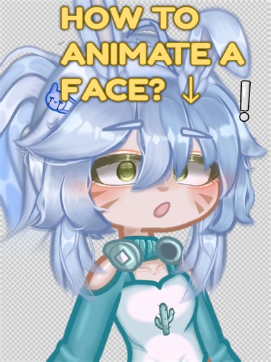 How to make a facial movement? nom #tutorial #gacha #animation #aligntmotion #fyp