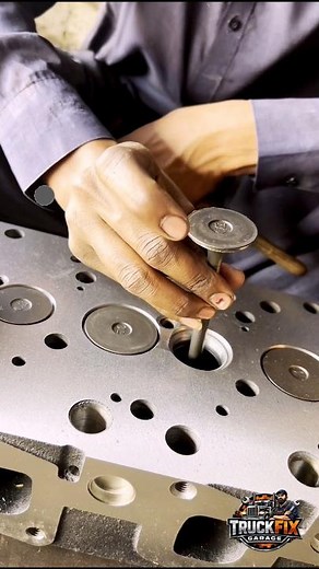 Ultimate Valve Lapping ASMR #truck #engine #mechanic #valve #lapping #trending #viral #skills #tools