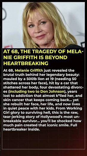 At 68, The Tragedy Of Melanie Griffith Is Beyond Heartbreaking #shorts