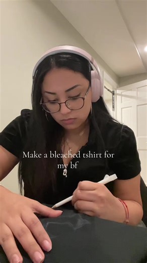 DIY Bleached T-Shirt for Valentine's Day