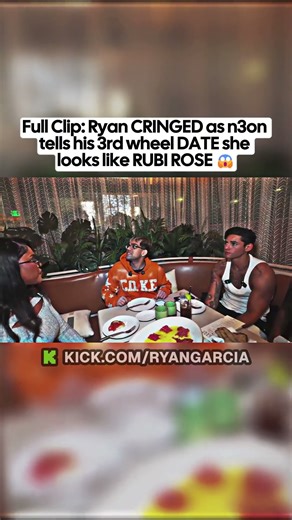 Ryan CRINGED after n3on said this to his DATE 🤦🏽‍♂️💀 #ryangarcia