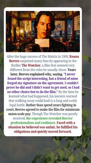 The Movie Keanu Reeves Never Wanted to Make