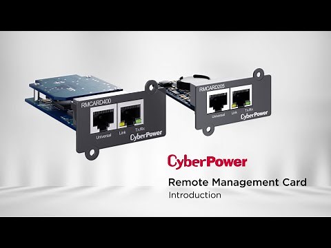 CyberPower Remote Management Card Product Introduction