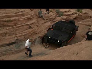 HMMWV on Metal Masher Obstacle - Moab 2016 Uncut