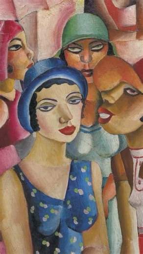 Museu de Arte de São Paulo on Instagram: "Pintada em 1930 por Di Cavalcanti, ‘Cinco Moças de Guaratinguetá’ é um dos trabalhos mais simbólicos do modernismo brasileiro e também do museu, sendo uma das primeiras obras a entrar para o Acervo MASP. ✨ Há poucos anos, as moças retratadas foram descobertas e, inclusive, já estiveram por aqui em outros momentos. 👀🎪 Dê um play e descubra a curiosa história da obra e dessas mulheres! 🎨 Emiliano Di Cavalcanti, (1897-1976), ‘Cinco moças de Guaratinguet
