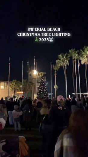 Imperial Beach Christmas Tree Lighting 2025 🎄 @imperialbeachpier | Imperial Beach Pier