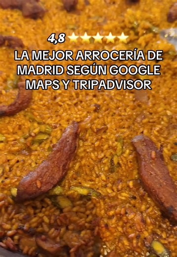 La mejor arrocería de Madrid según Google Maps