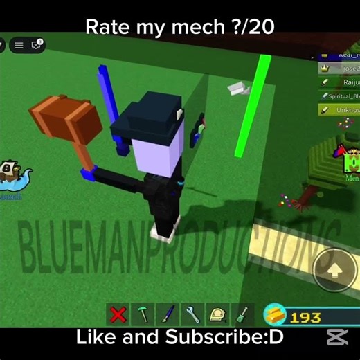 Rate my mech ?/20 :D #babft #babftmech #roblox #creative