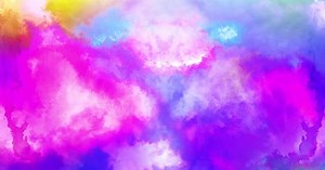 4k Colorfull Watercolor Ink Background Loop