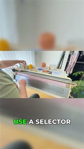 Machine Knitting Setup: The Needle Game #knitting