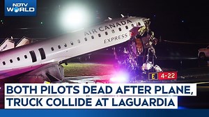 Air Canada crash news | Air Canada Express plane collides with ground vehicle in New York, 2 dead
