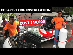 How I Installed CNG In My Car For ₹10,000😱- Cheapest CNG Kit Market In Delhi 2022