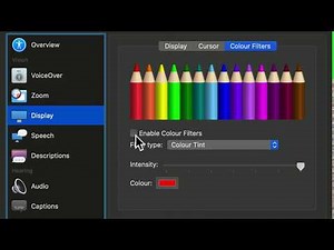 How to set a red screen filter on Mac to block blue and green light at night – sleep & melatonin
