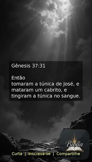 Gênesis 37:31 | Versículo Bíblico para Reflexão 🙏